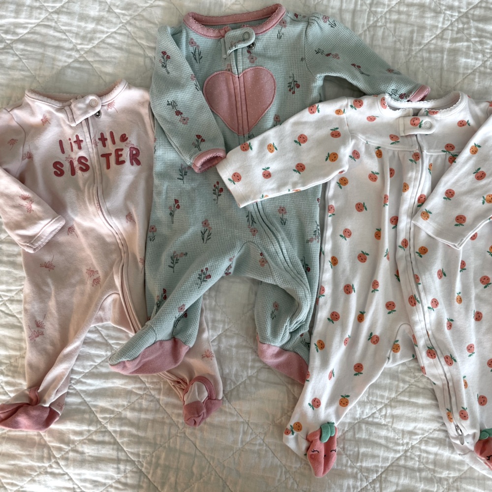 Carters just one you footie pajamas